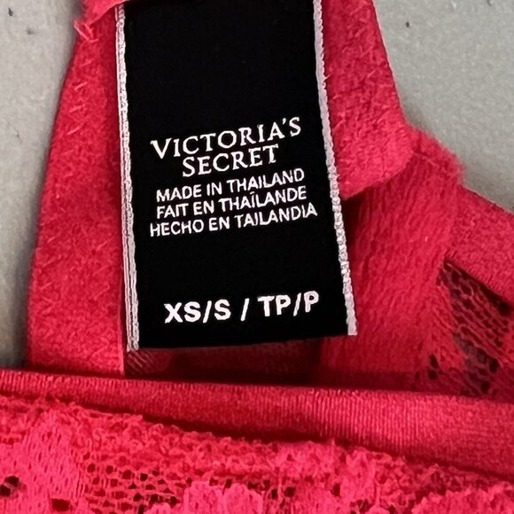 Victoria's Secret Red Lace Garter Belt with Zipper Size XS/S - Picture 12 of 16